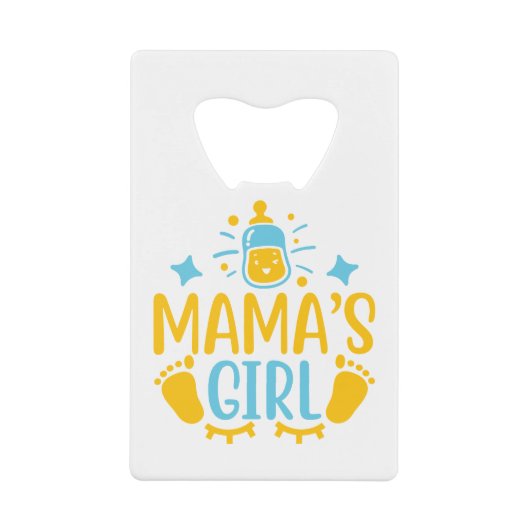 Mama's Girl Creditkaart Flessenopener (Voorkant)