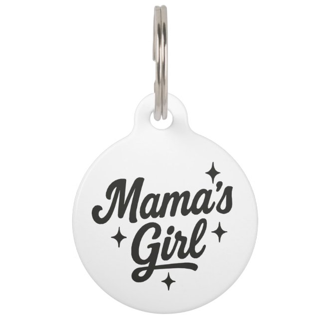 Mama's Girl Huisdierpenning (Voorkant)