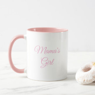 Mama's Girl Kop/Mok - Roze & Witte Design Mok