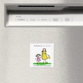 Mama's Girl - Moeder en dochter Brunette Magnet (Insitu (Vaatwasser))