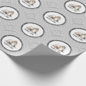 Mama's Girl Shih Tzu (tan wit) Dog Mam Cute Cadeaupapier (Hoek)