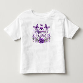 Mama's Girl Vlinder Watercolor Bloemendesign Kinder Shirts