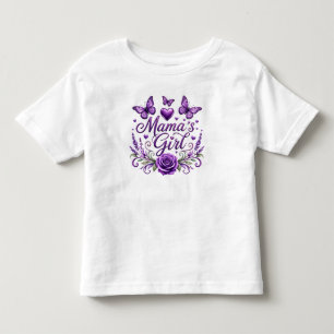 Mama's Girl Vlinder Watercolor Bloemendesign Kinder Shirts