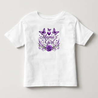 Mama's Girl Vlinder Watercolor Bloemendesign Kinder Shirts