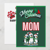 Mama's grappige kerstkaart (Voorkant / Achterkant)