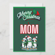 Mama's grappige kerstkaart