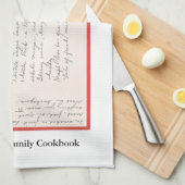 Mama's handgeschreven Marinade Recipe Theedoek (Quarter Fold)