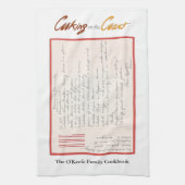 Mama's handgeschreven Marinade Recipe Theedoek (Verticaal)