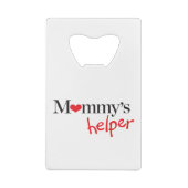 Mama's Helper Creditkaart Flessenopener (Achterkant)
