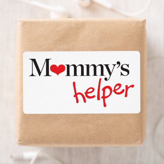 Mama's Helper Etiket (Insitu)