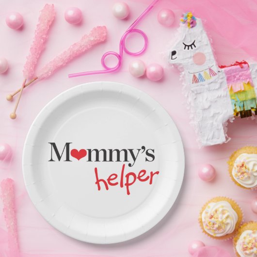 Mama's Helper Papieren Bordje (Feest)