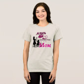 Mama's inspiratie Tri-Blend shirt (Voorkant volledig)