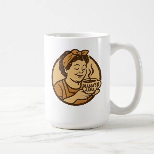 Mama's Java koffiemok (Rechts)