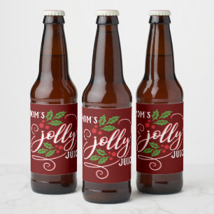 Mama's Jolly Juice Kerstmis Cheer Bier Fles Etiket