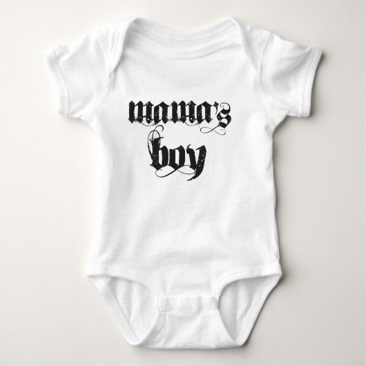 Mama's jongen baby bodysuit (Voorkant)