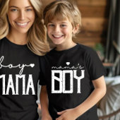 Mama's jongen Mama's zoon Matching Tri-Blend Shirt