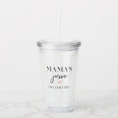 Mama's Juice Funny Quote | Beste mama Gift Acryl Drinkbeker (Voorkant)