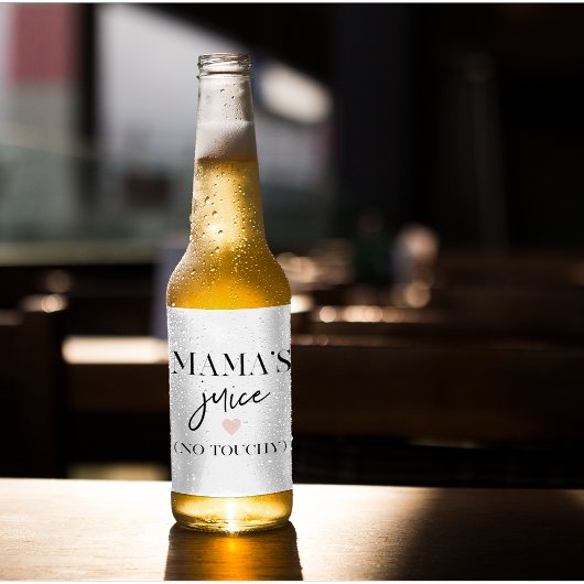 Mama's Juice Funny Quote | Beste mama Gift Bier Etiket