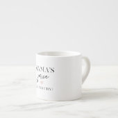 Mama's Juice Funny Quote | Beste mama Gift Espresso Kop (Voorkant rechts)