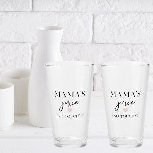 Mama's Juice Funny Quote   Beste mama Gift Glas