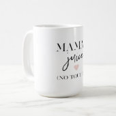 Mama's Juice Funny Quote | Beste mama Gift Koffiemok (Voorkant links)