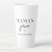 Mama's Juice Funny Quote | Beste mama Gift Latte Mok (Voorkant)