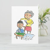 Mama's kapsel kaart (Staand voorkant)