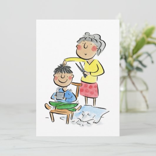 Mama's kapsel kaart (Staand voorkant)