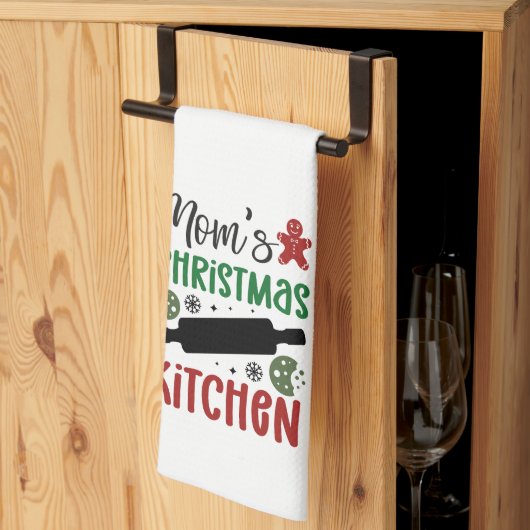 Mama's Kerst Keuken Vakantie Decor Theedoek (Derde Gevouwen)