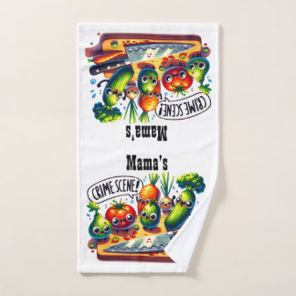 Mama's Kitchen Crime Scene Keukenhanddoek Handdoek