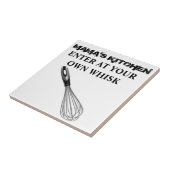 Mama's Kitchen - Ga naar je eigen huis! Plaat Tegeltje (Zijkant)