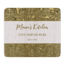 Mama's Kitchen Love Served Farmhouse Crush Gold