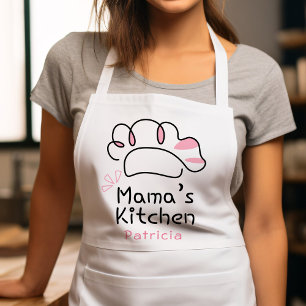 Mama's Kitchen Schattigee Roze Chef Moeder Schort