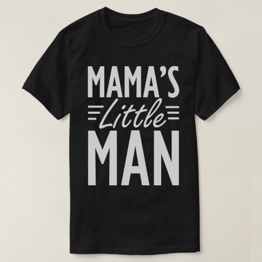 Mamas klein man w t-shirt (Design voorkant)