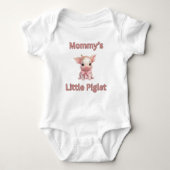 Mama's kleine biggetje romper (Voorkant)
