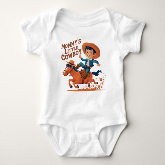 Mama's kleine cowboy romper (Voorkant)
