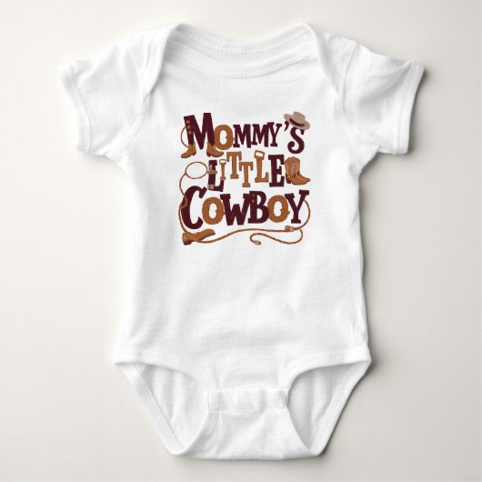 Mama's kleine cowboy romper (Voorkant)