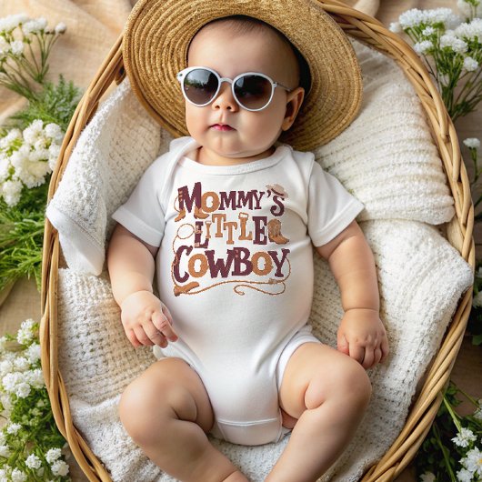 Mama's kleine cowboy romper
