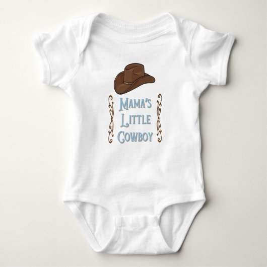 Mama's kleine cowboy romper (Voorkant)