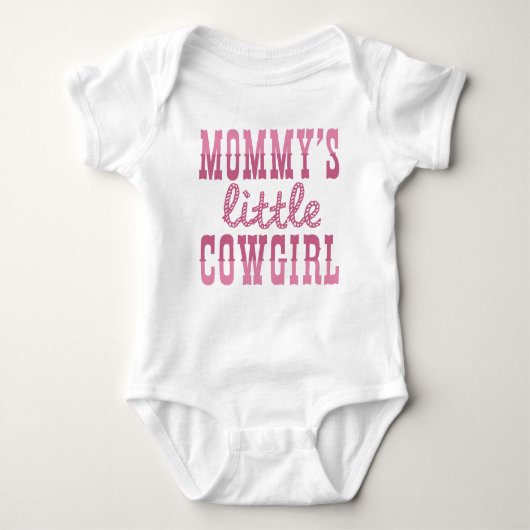Mama's kleine Cowgirl Romper (Voorkant)