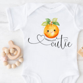 Mama's Kleine Cutie Citrus Sinaasappel Romper