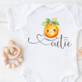 Mama's Kleine Cutie Citrus Sinaasappel Romper