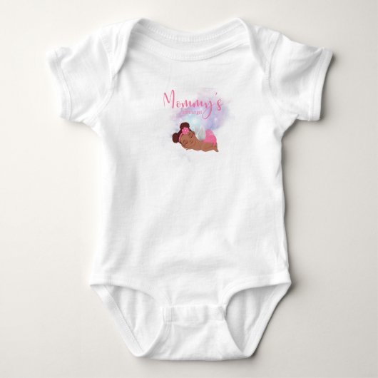 Mama's kleine engel baby body romper (Voorkant)