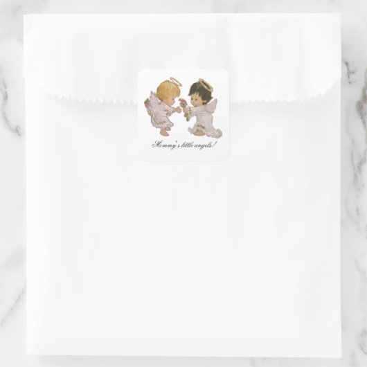 Mama's kleine engelen! Sticker (Tas)