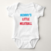 Mama's kleine gehaktbal romper (Voorkant)