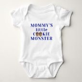 Mama's kleine koekjesmonster romper (Voorkant)