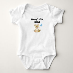Mama's kleine leeuwenwelpje romper
