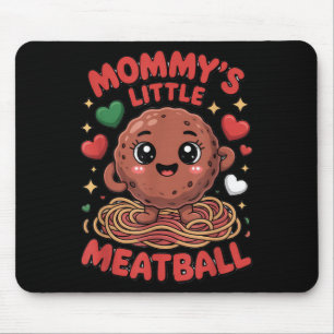 Mama's Kleine Meatball Liefde Italiaans Kind Grapp Muismat