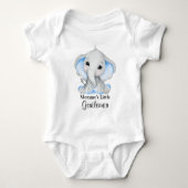 Mama's kleine meneer Schattigee olifant Romper (Voorkant)
