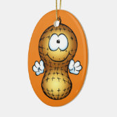 Mama's kleine pinda keramisch ornament (Links)